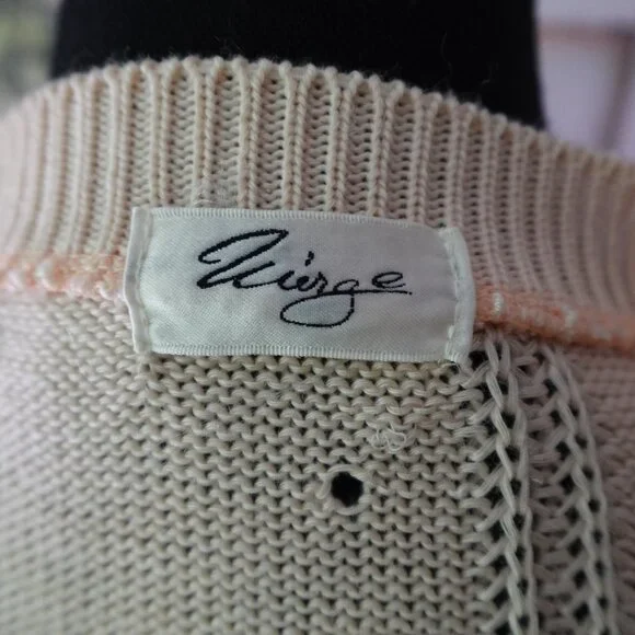 Cardigan with Drop Needle Pattern - Picture 3 of 5